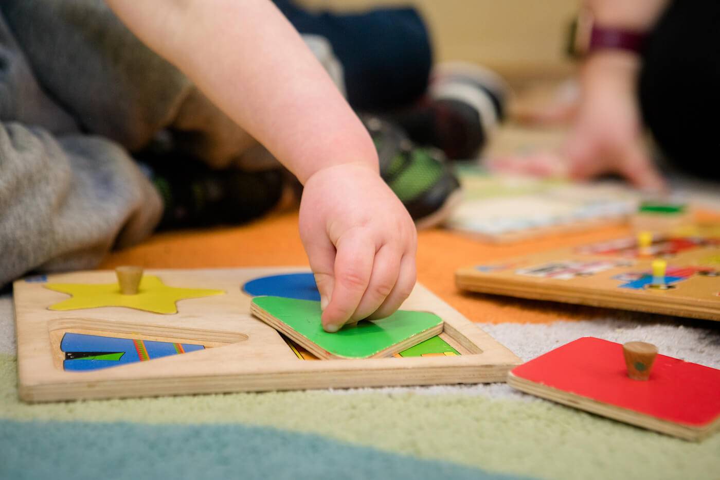 Marshfield Pre-School children being assessed