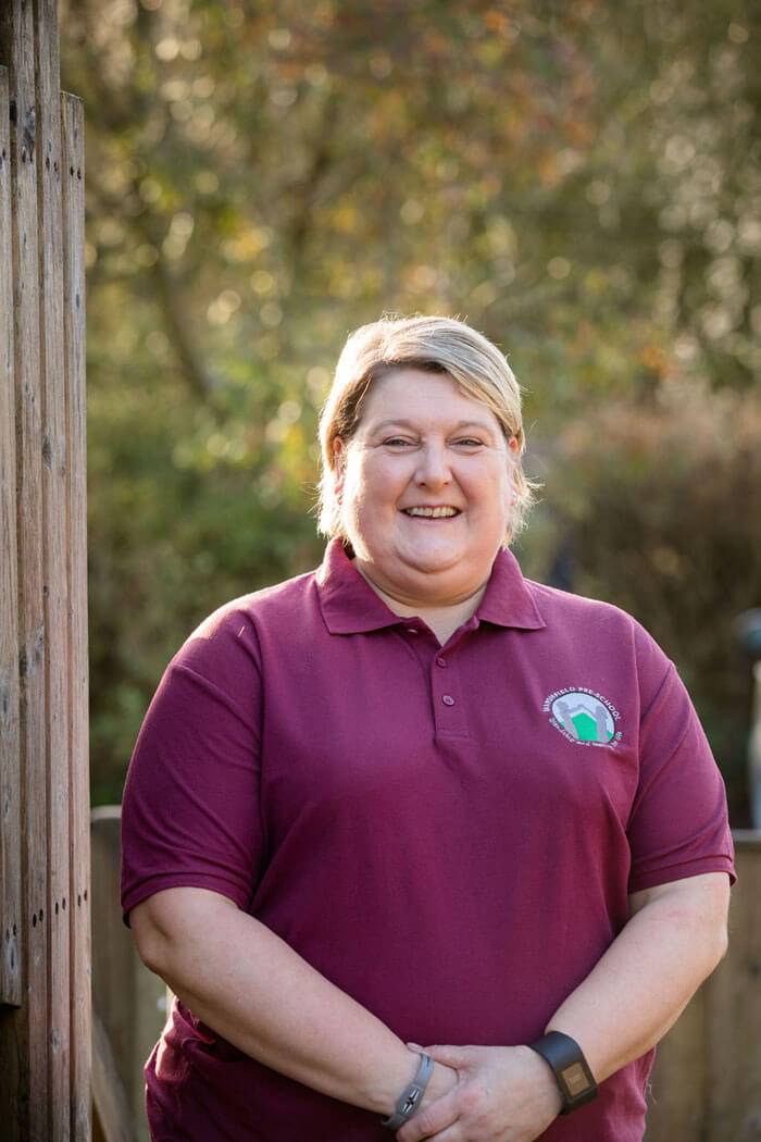 Marshfield Pre-School's Session Manager, Amanda Blake