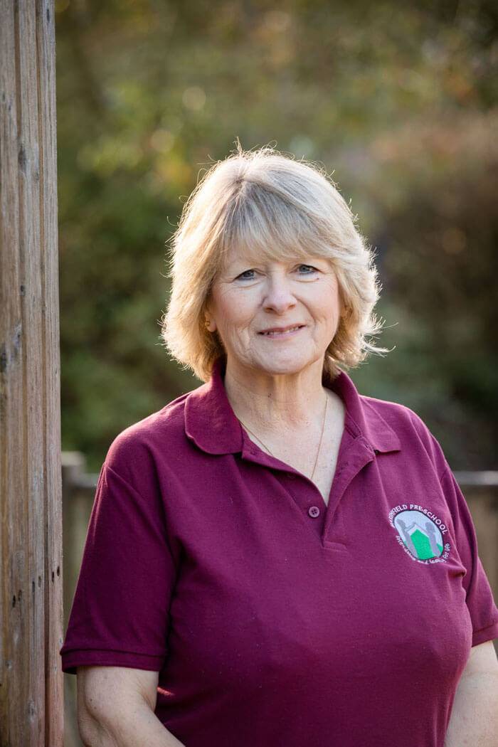 Marshfield Pre-School's Lead Practitioner, Brenda McAndrew